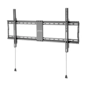 Image of Manhattan TV & Monitor Mount Wall (Low Profile) Fixed 1 screen Screen Sizes: 43-100" Black VESA 200x200 to 800x400mm Max 70kg Foldable for Extra-Small
