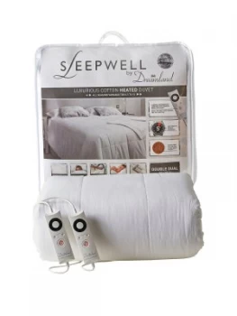Image of Dreamland Sleepwell Intelliheat Cotton Heated Duvet - Variable 6.5 To 15 Tog