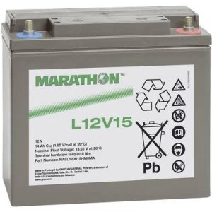 Image of VRLA 12 V 14 Ah GNB Marathon L12V15 NALL120015HM0M