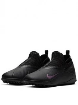 Image of Nike Junior Phantom Vision Academy Dynamic Fit Astro Turf Football Boots - Black