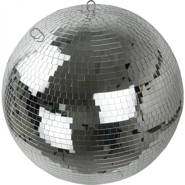 Image of FXLAB 60cm 600mm 24" Silver Sparkling Disco Lights Halloween Xmas Party Large Mirror Ball ELV-511640