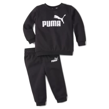 Image of Puma Crew Jogger Tracksuit Infant Boys - Black
