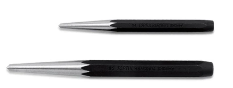 Image of TOPTUL HBAC0310 Pin Punch Chrome-Molybdenum Steel, Length: 100mm, Ø: 3mm Chrome-Molybdenum Steel Pin Punch (5603)