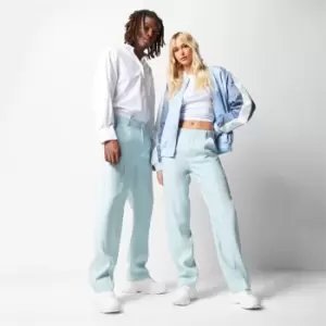 Image of Mennace Relaxed Fit Tailored Trousers - Blue