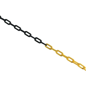 Image of 8MM X 25M Yellow & Black Chain Pack - Matlock