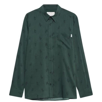 Image of Jack Wills Brookswell Floral Print Shirt - Green