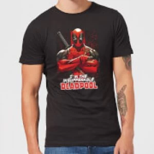 Image of Marvel Deadpool Crossed Arms T-Shirt - Black