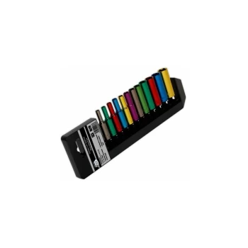 Image of Autojack - 1/4' SQ Drive 12pc Metric Professional Deep Socket Set