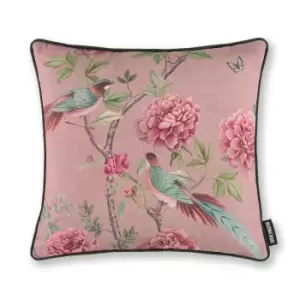 Image of Vintage Chinoiserie Filled Cushion 43x43cm