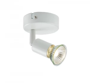 Image of KnightsBridge Ceiling Light GU10 50 Watt Single Spotlight White LED Compatible