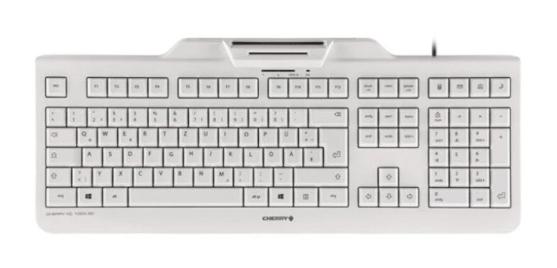 Image of Cherry CHERRY KC 1000 SC keyboard USB Swiss Grey JK-A0100CH-0