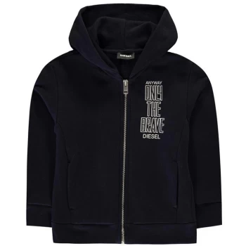 Image of Diesel Long Sleeve Sweatshirt - Black