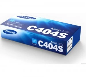 Image of Samsung CLT-C404S Cyan Laser Toner Ink Cartridge - Cyan