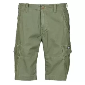 Image of Superdry CORE CARGO SHORTS mens Shorts in Green - Sizes US 29,US 30