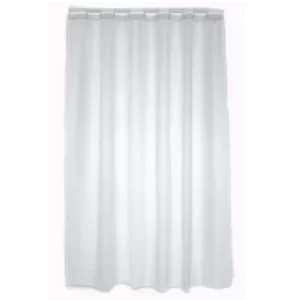 Image of Blue Canyon Plain Shower Curtain White 320