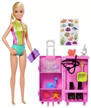 Image of Barbie Marine Biologist Doll and Accessories - 29cm