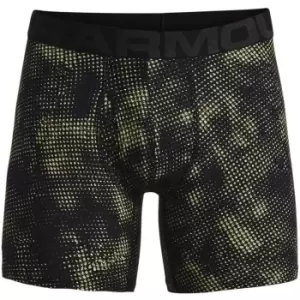Image of Under Armour Tech 6" 2 Pack Boxers Mens - Green