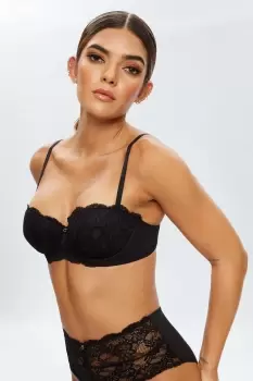 Image of Sexy Lace Planet Balcony Bra