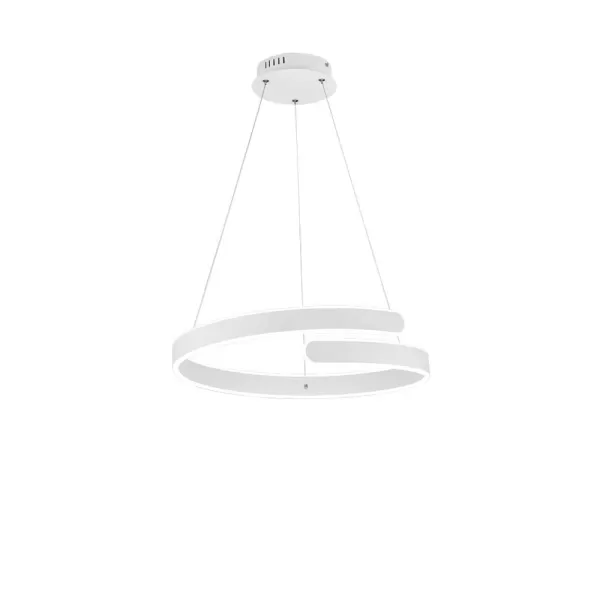 Image of Parma Modern LED Pendant Ceiling Light White Matt 4000K