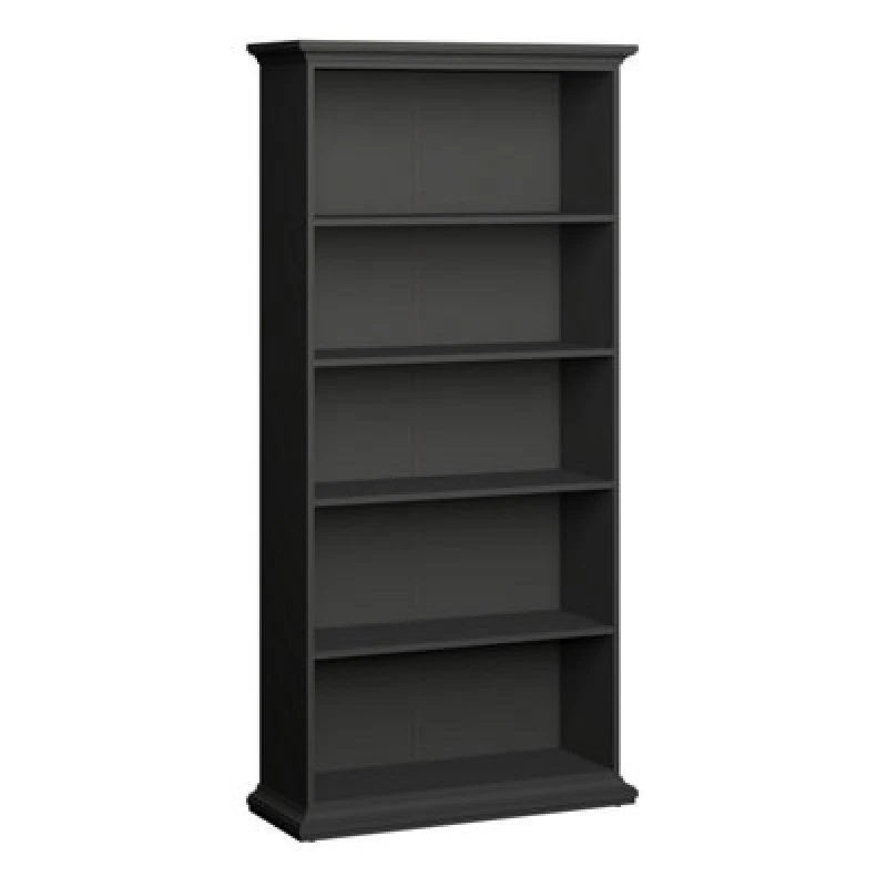 Image of Furniture To Go Paris Tall Bookcase in Matt Grey Grey