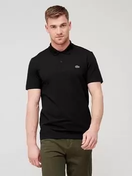 Image of Lacoste Classic Logo Polo Shirt - Black, Size 3XL, Men
