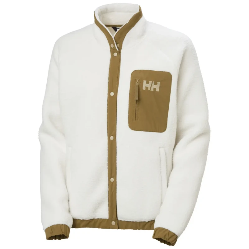 Image of Womens fleece Helly Hansen Imperial Pile Snap Beige Female M