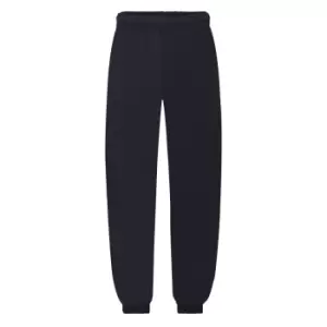 Image of Fruit Of The Loom Childrens/Kids Unisex Jog Pants / Jogging Bottoms (9-11) (Deep Navy)