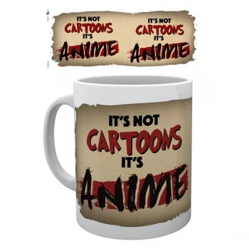 Image of Anime - Not Cartoons Mug