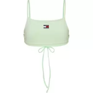 Image of Tommy Jeans Tjw Ultr Crp XS Badge Tie Back - Green