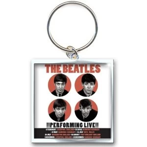 Image of The Beatles - 1962 Performing Live Keychain