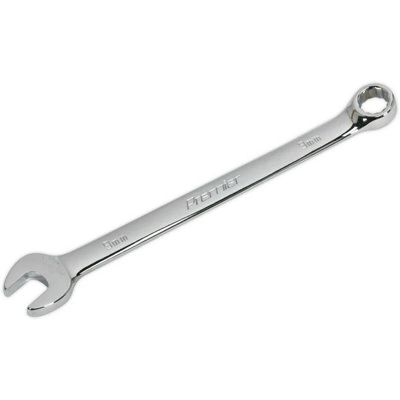 Image of Loops 9mm Steel Combination Spanner - Long Slim Design Combo Wrench - Chrome Vanadium Metallics