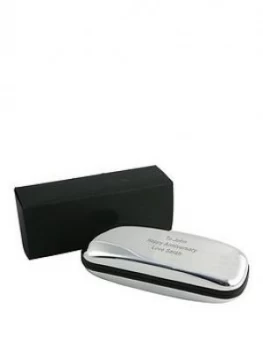 Image of Personalised Chrome Plated Glasses Case