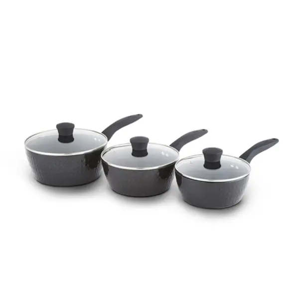 Image of Tower Diamo 3 Piece Saucepan Set