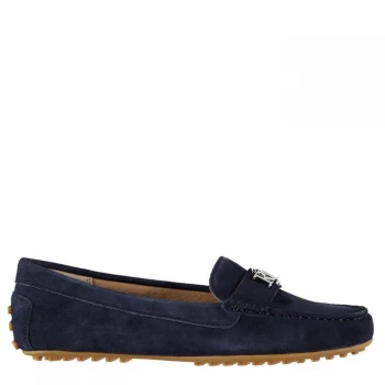 Image of Lauren by Ralph Lauren Barnsbury Driver Shoe - Navy 37OH