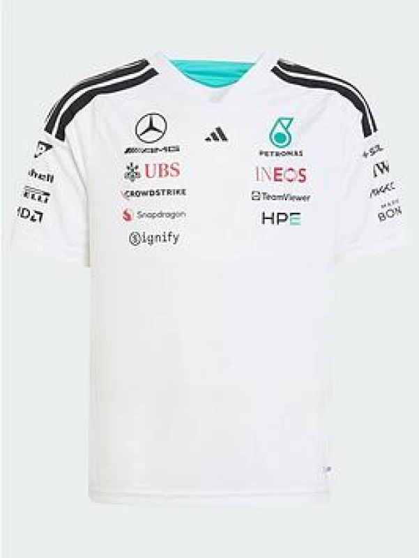 Image of Adidas Mercedes AMG kids jersey Petronas Formula One Team Driver Noir Unisex 11/12 ans KF0165