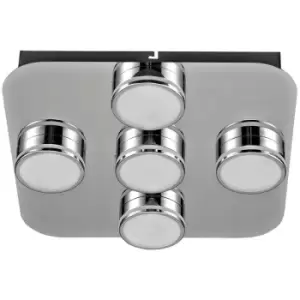 Image of Netlighting Marcel Modern 5 Light Shade Cluster Ceiling Light Led, 3000K