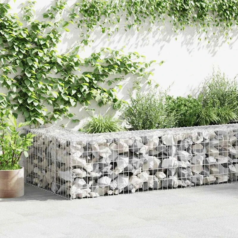 Image of VIDAXL Vidaxl - Gabion Basket Galvanised Steel 100x50x50cm 8718475521693