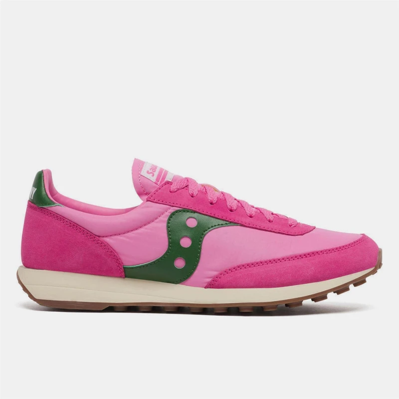 Image of Saucony Trainer 80 Running Shoe Pink female UK 7