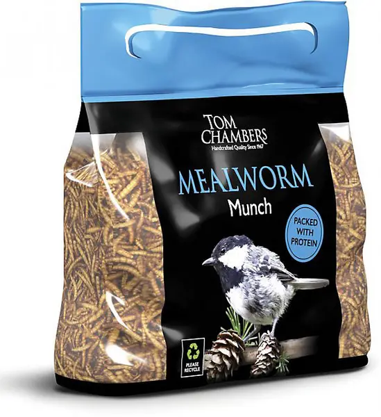 Image of Samuel Alexander Wild Garden Bird Mealworm Munch Bird Food 100g
