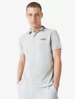 Image of Barbour International Ziggy Polo Shirt - Grey, Size 3XL, Men