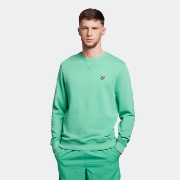 Image of Mens Crew Neck Sweatshirt - Green Glaze - S