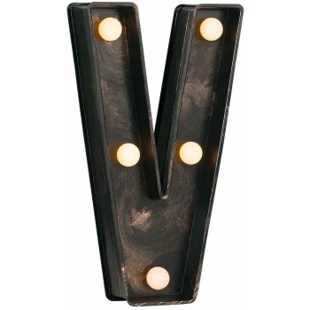 Image of Minisun - Battery Powered Vintage Carnival Bronze Marquee Letters Lights - V