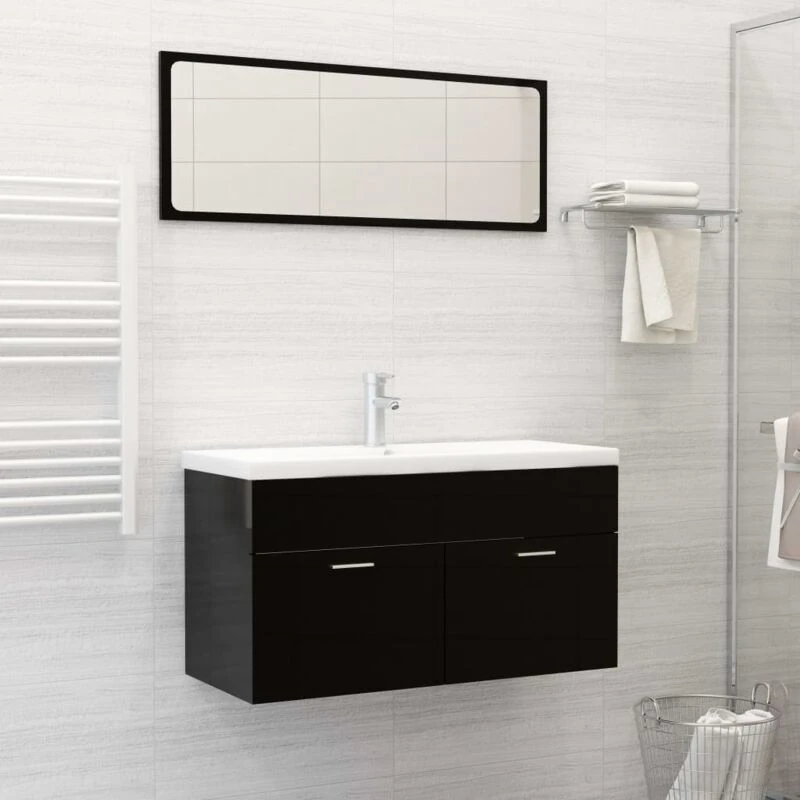 Image of VIDAXL Built-in Basin with Faucet 91x39x18cm Ceramic White vidaXL 8720286231234