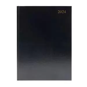 Image of Desk Diary WTV A4 Black 2024 KFA43BK24 KFA43BK24