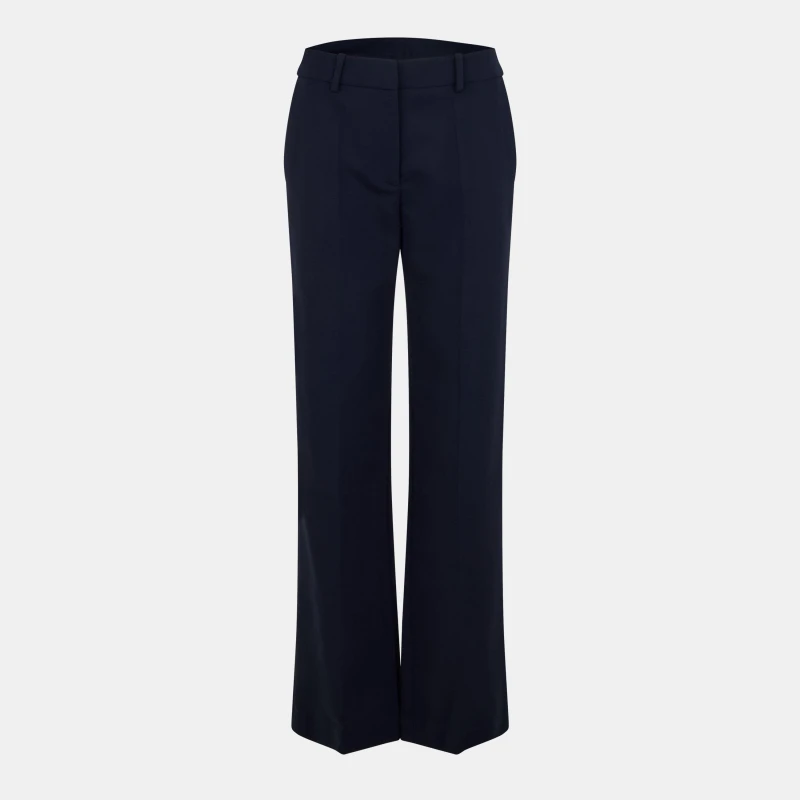 Image of Off White Womens Knit Contemporary Fit Trousers Blue female 6 (2XS)