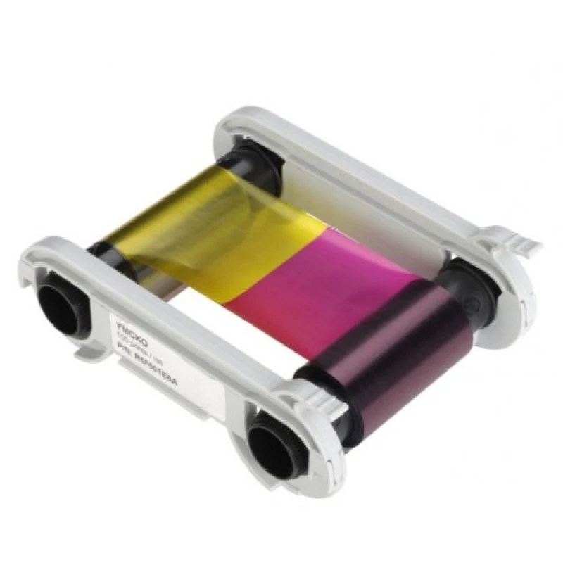 Image of Evolis R5F008EAA Thermal-transfer ribbon Bk.C.M.Y. Transparent. 500 pa