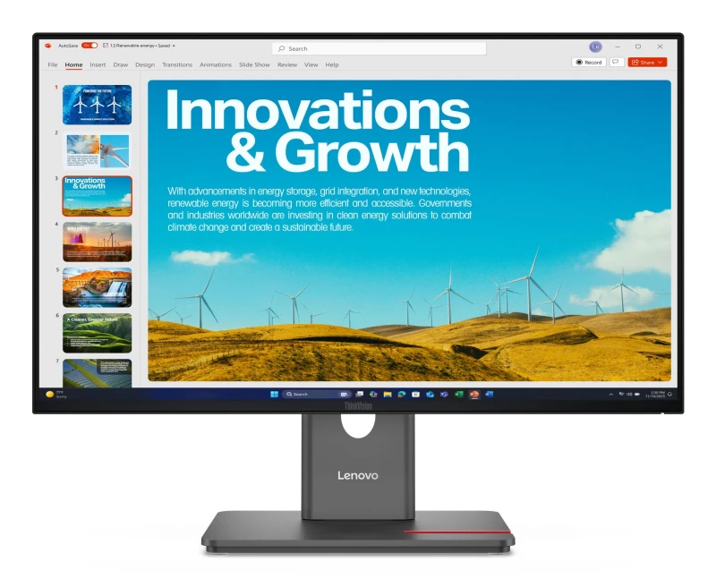 Image of Lenovo ThinkVision P24QD-40 Monitor 64B1GAT1UK