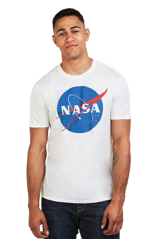 Image of NASA Circle Logo T-Shirt - White White L