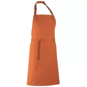 Image of Premier 'colours' Bib Apron / Workwear (pack Of 2) (one Size, Terracotta)