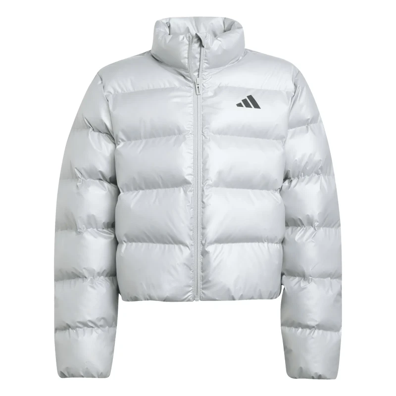 Image of Adidas Children's down jacket adidas Glam Argente Unisex 13/14 years